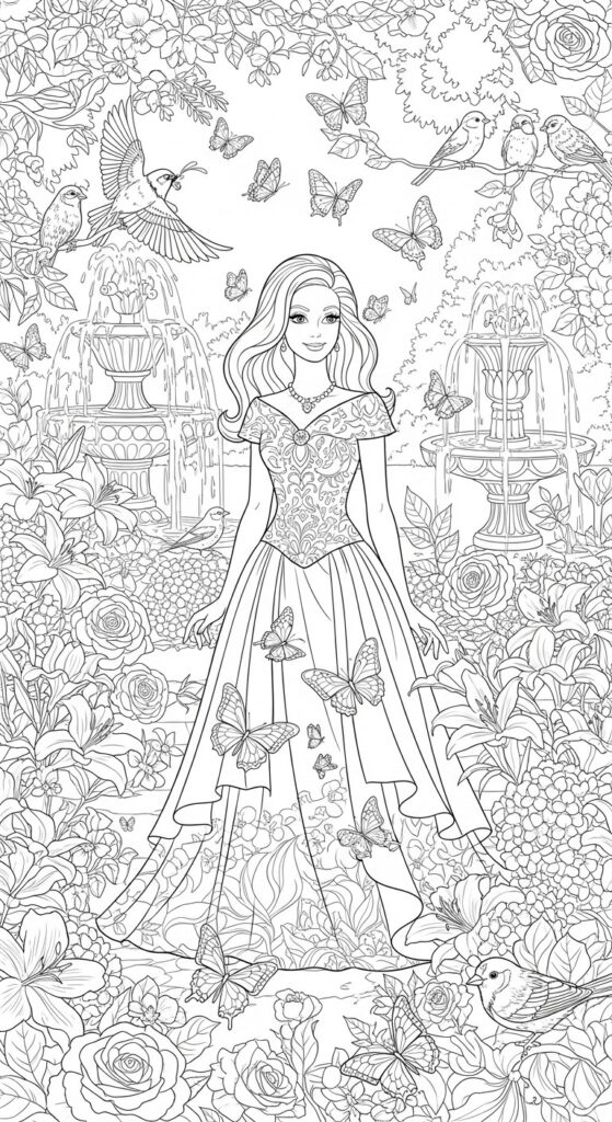 60 Barbie Coloring Pages Free Printable Ideas 46