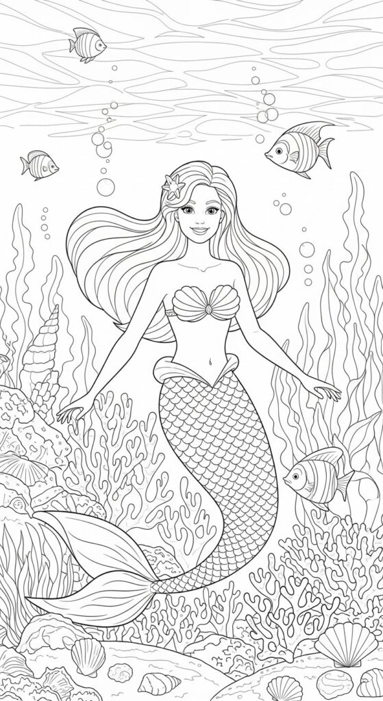 60 Barbie Coloring Pages Free Printable Ideas 47