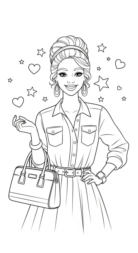 60 Barbie Coloring Pages Free Printable Ideas 51