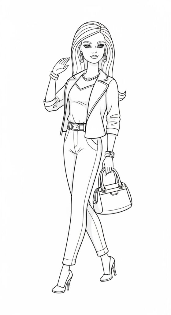 60 Barbie Coloring Pages Free Printable Ideas 52