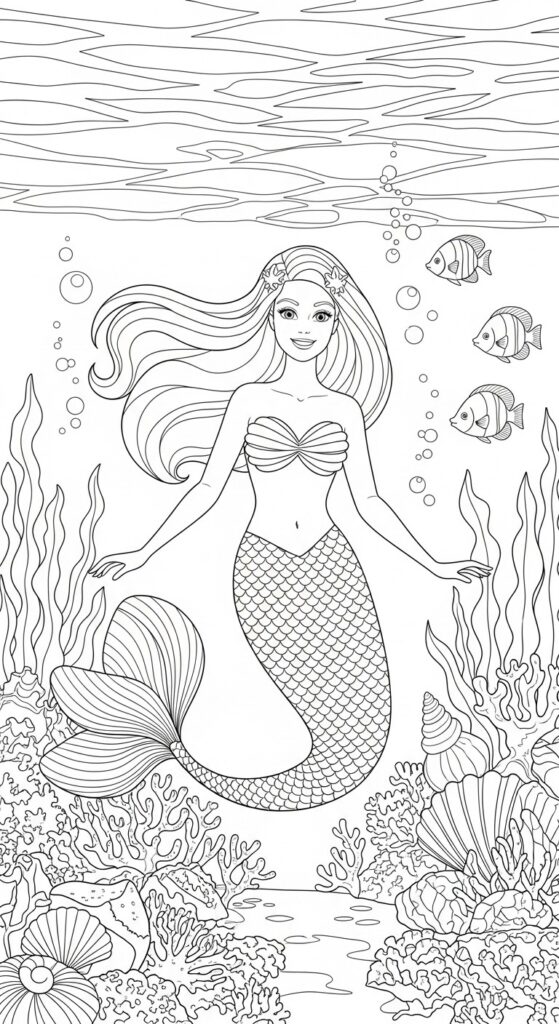 60 Barbie Coloring Pages Free Printable Ideas 53