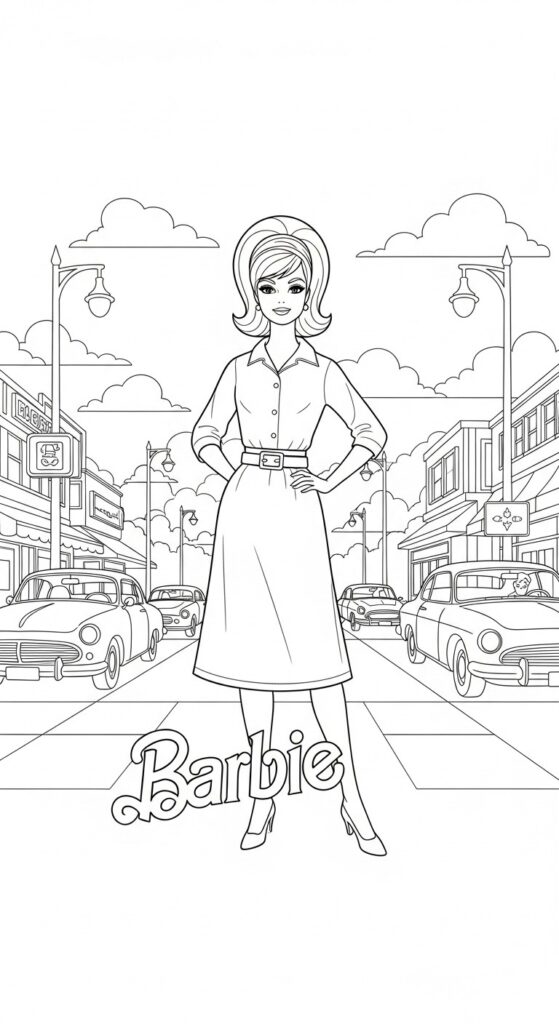 60 Barbie Coloring Pages Free Printable Ideas 55