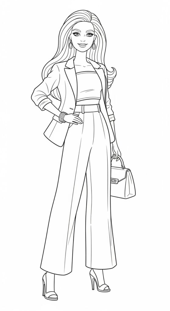 60 Barbie Coloring Pages Free Printable Ideas 60