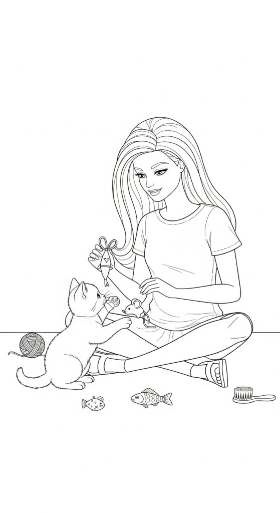 60 Barbie Coloring Pages Free Printable Ideas 8