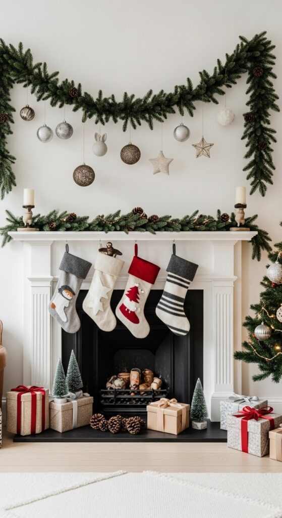Christmas Wall Decorations Ideas Simple 21