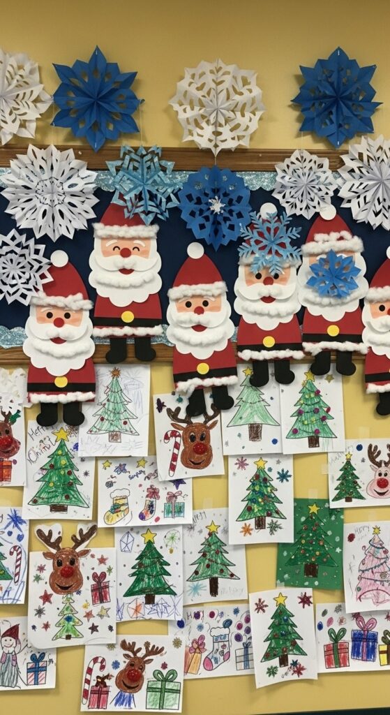 Christmas Wall Decorations Ideas Simple 24