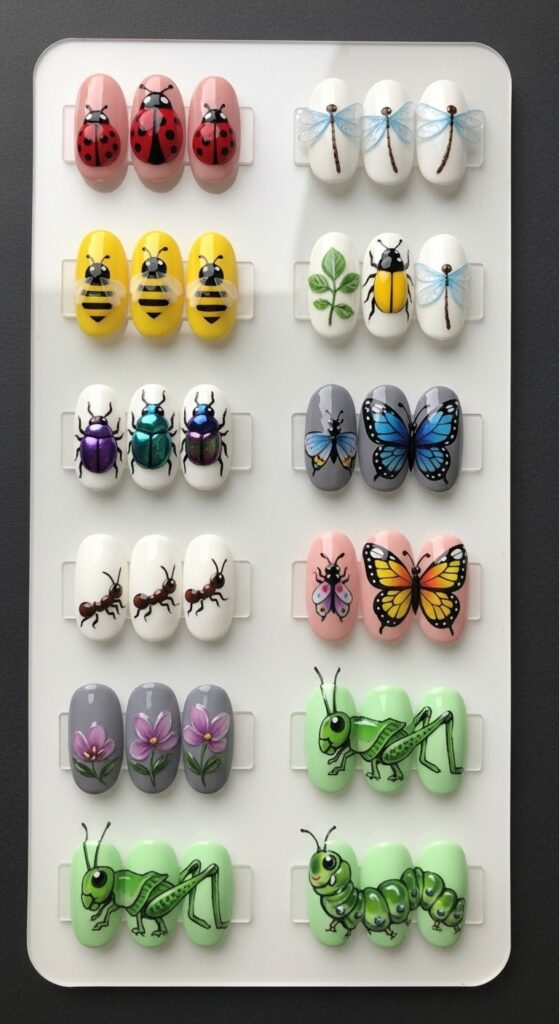 Cute Creative Butterfly And Animal Nail Art Design Ideas 14