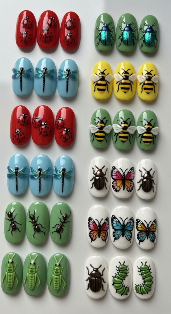 Cute Creative Butterfly And Animal Nail Art Design Ideas 16