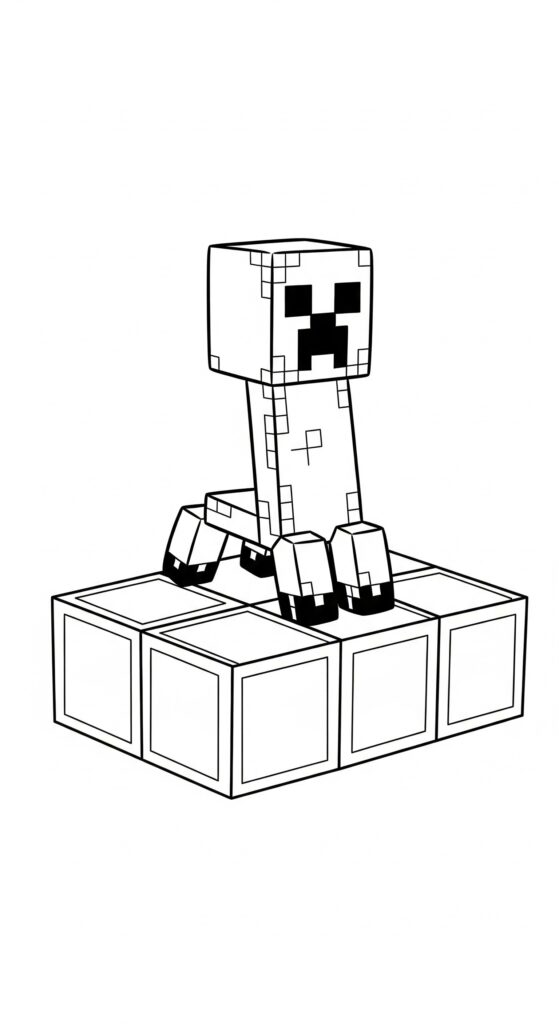 Minecraft Coloring Pages Free Printable 10