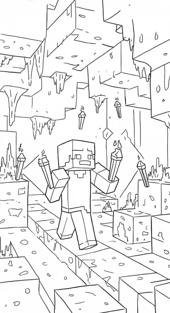 Minecraft Coloring Pages Free Printable 17