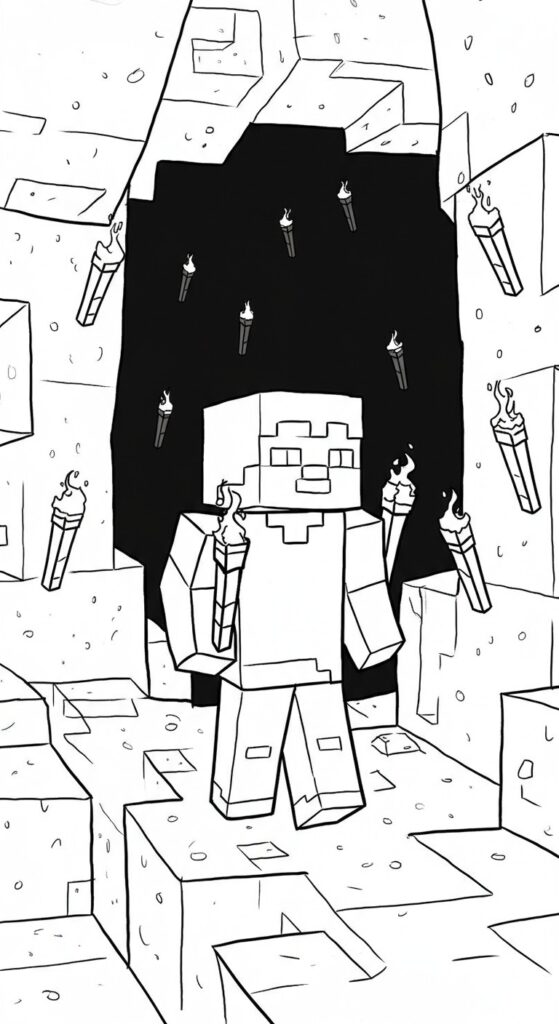 Minecraft Coloring Pages Free Printable 19