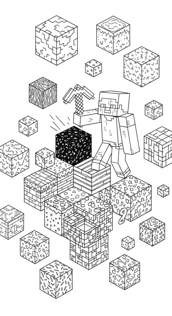 Minecraft Coloring Pages Free Printable 2