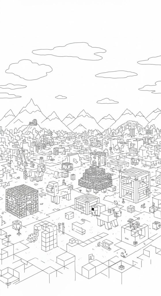 Minecraft Coloring Pages Free Printable 21