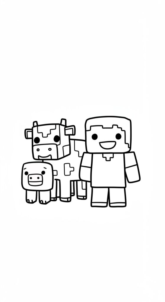 Minecraft Coloring Pages Free Printable 27