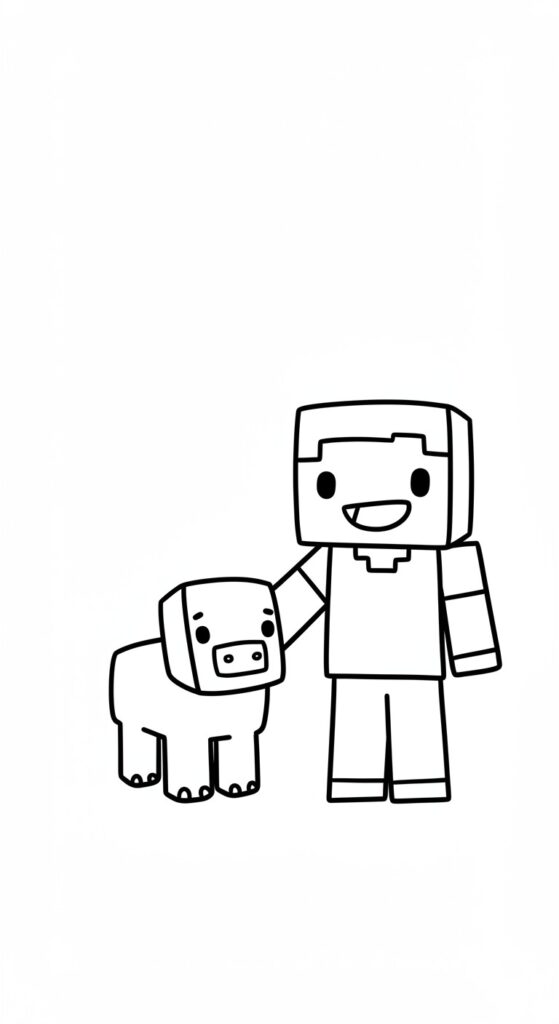 Minecraft Coloring Pages Free Printable 28