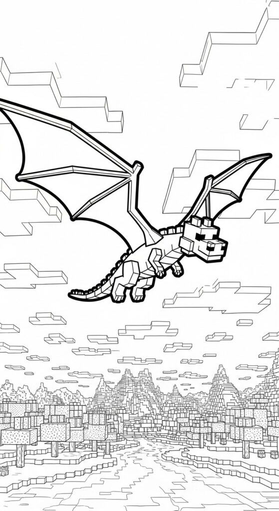Minecraft Coloring Pages Free Printable 34
