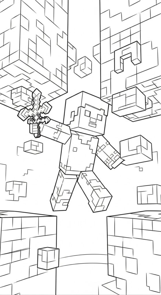 Minecraft Coloring Pages Free Printable 35