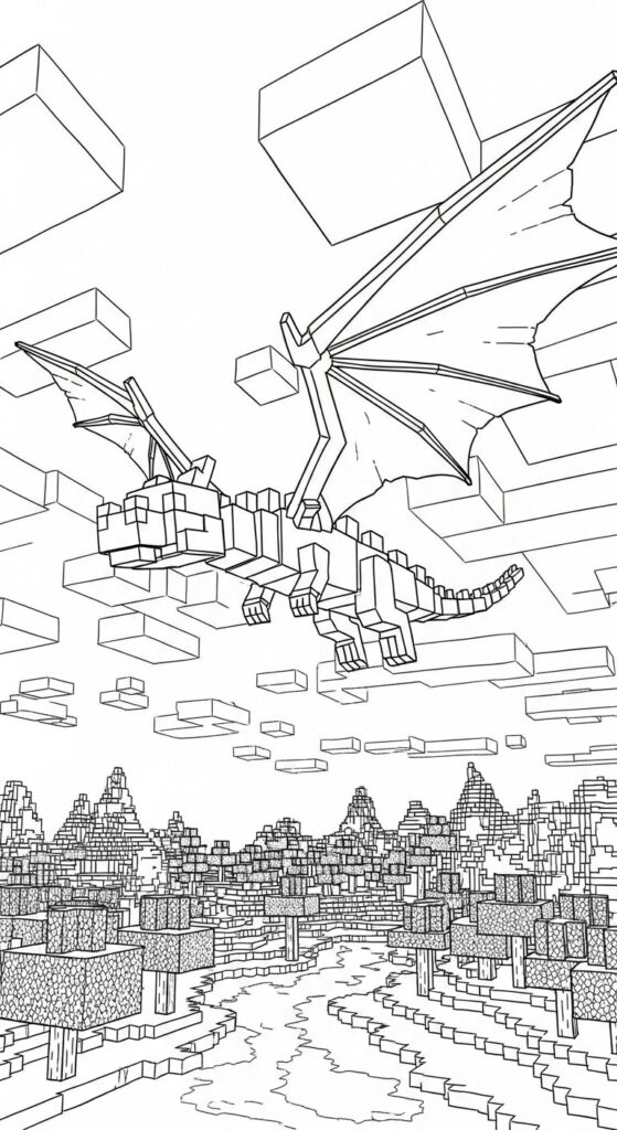 Minecraft Coloring Pages Free Printable 36