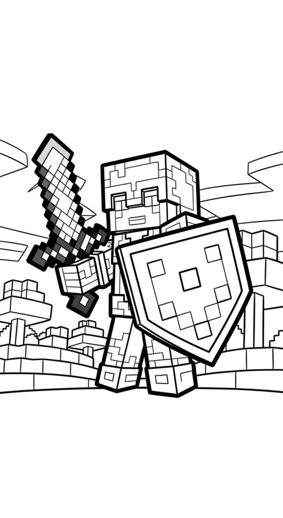 Minecraft Coloring Pages Free Printable 39