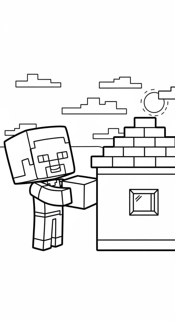 Minecraft Coloring Pages Free Printable 40