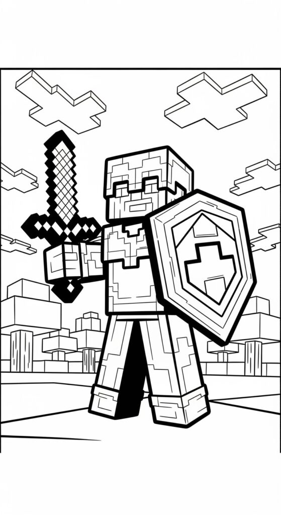 Minecraft Coloring Pages Free Printable 46