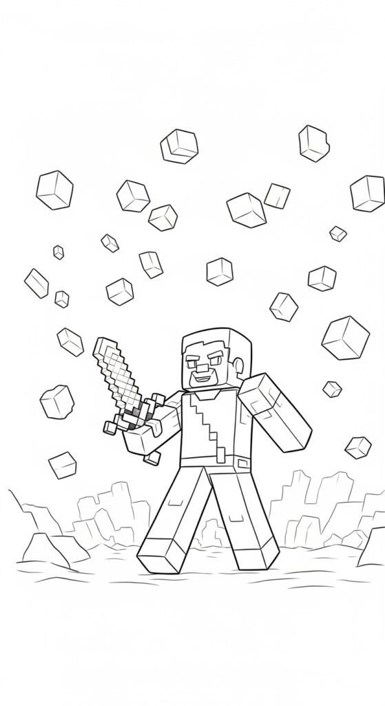 Minecraft Coloring Pages Free Printable 47