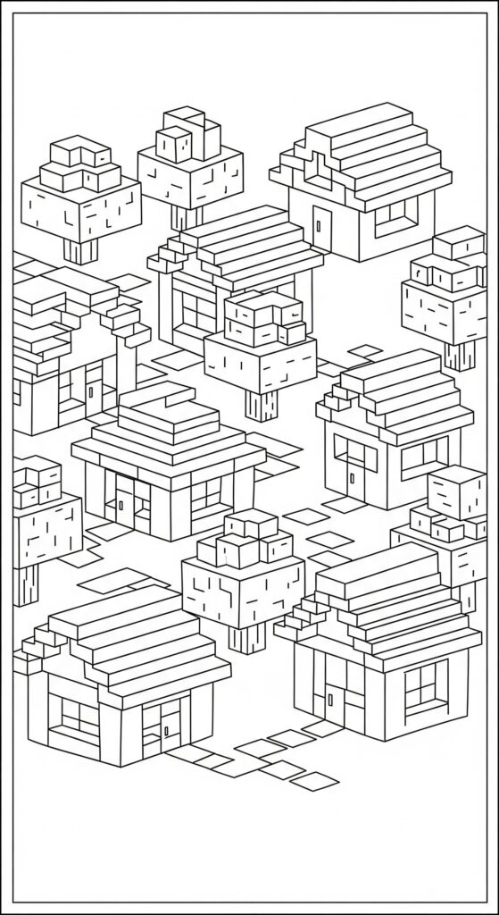 Minecraft Coloring Pages Free Printable 6