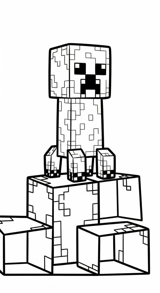 Minecraft Coloring Pages Free Printable 9