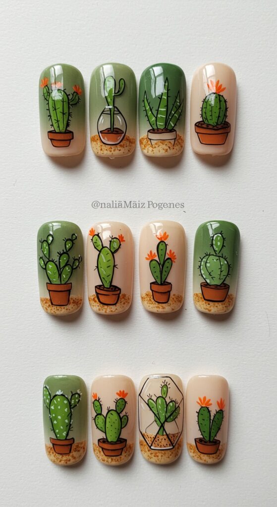 colorful nails design ideas 11