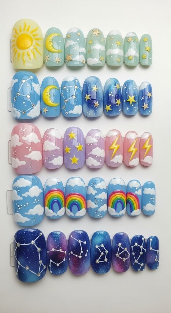 colorful nails design ideas 14