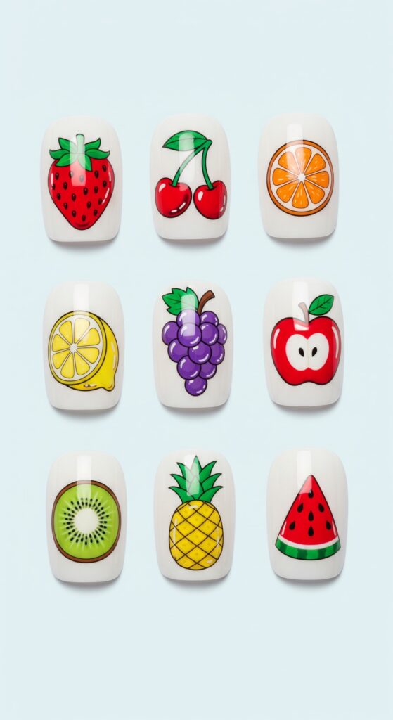 colorful nails design ideas 5