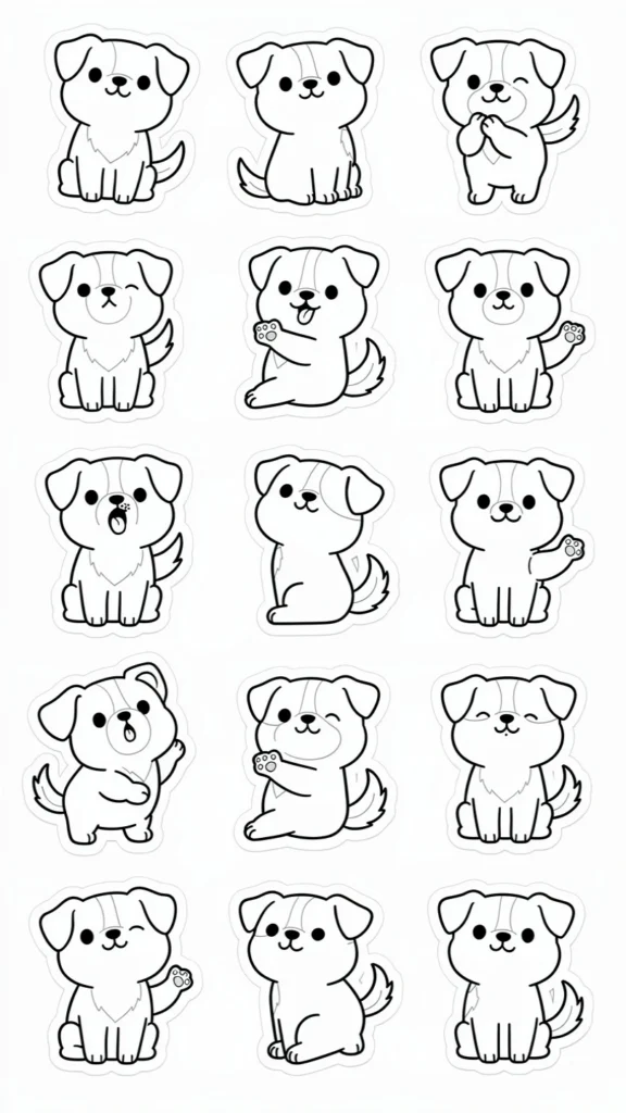 easy dog and puppy doodle drawing ideas 11 easy dog and puppy doodle drawing ideas 11