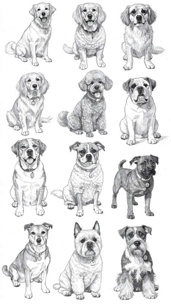 easy dog and puppy doodle drawing ideas 3 easy dog and puppy doodle drawing ideas 3