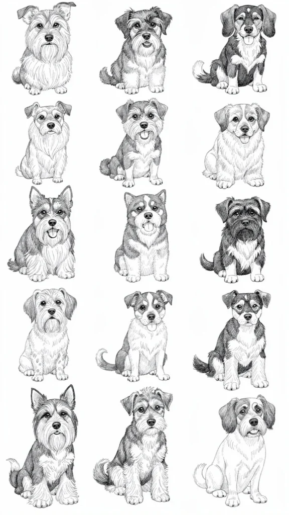 easy dog and puppy doodle drawing ideas 6 easy dog and puppy doodle drawing ideas 6