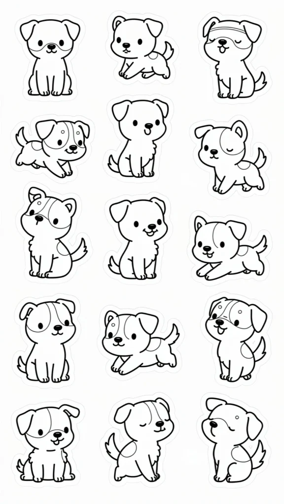 easy dog and puppy doodle drawing ideas 7 easy dog and puppy doodle drawing ideas 7