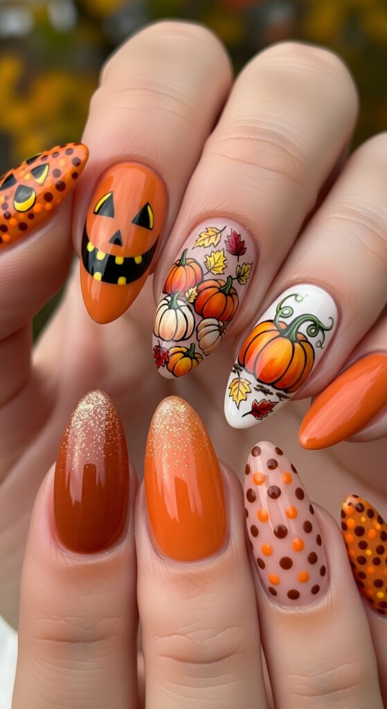 pumpkin nail 1