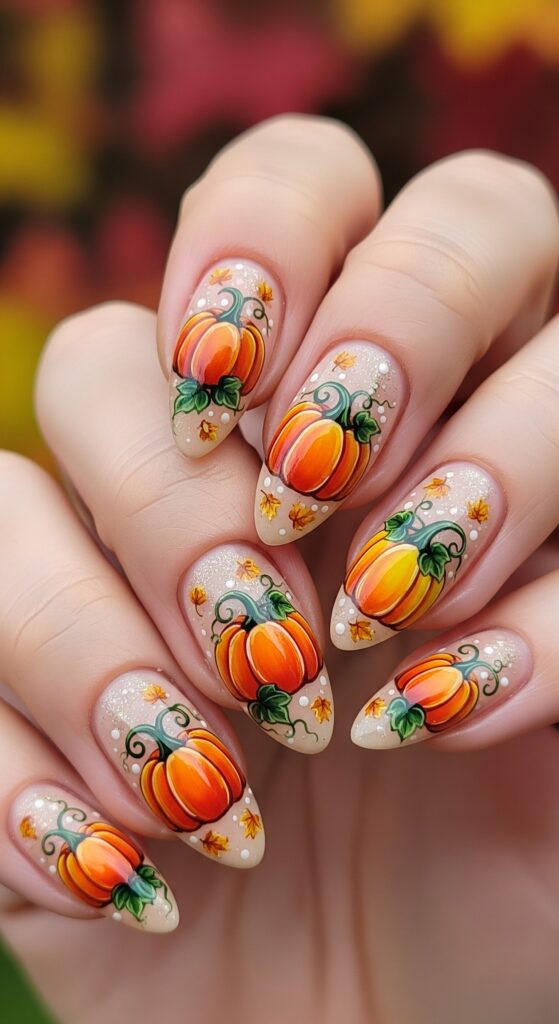 pumpkin nail 2