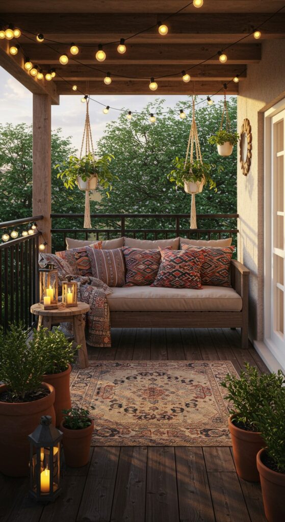 small balcony decoration ideas with plants 15