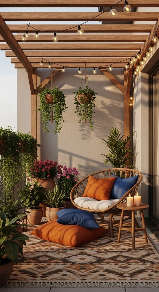 small balcony decoration ideas with plants 18