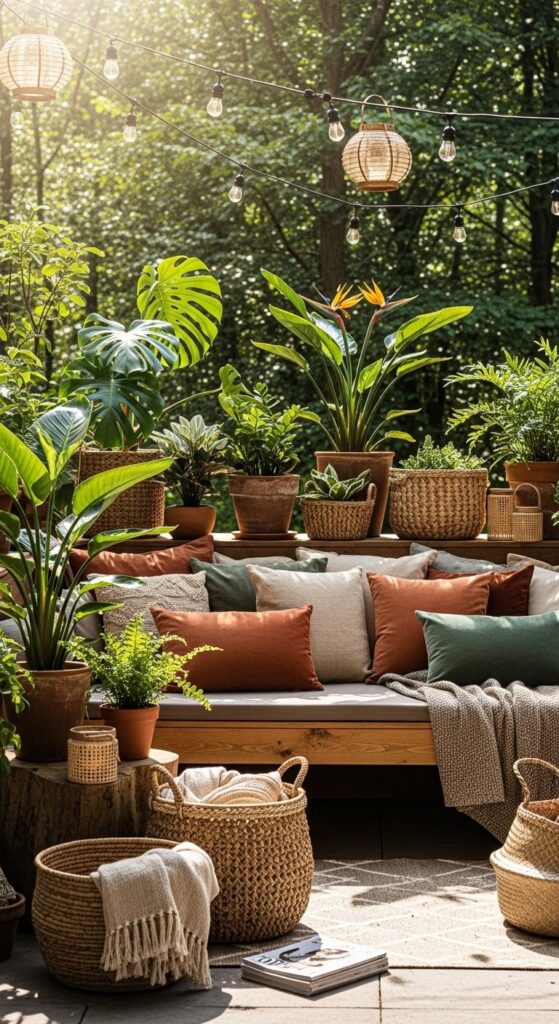 small balcony decoration ideas with plants 7