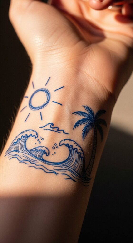 40 Pen Tattoo Ideas Doodles on Hand 26