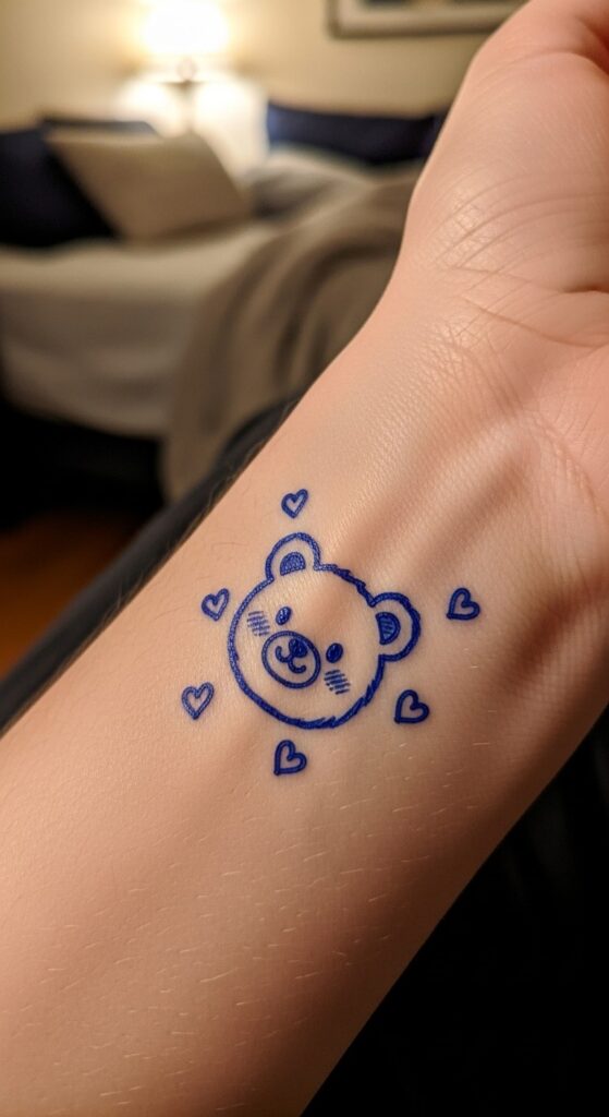 40 Pen Tattoo Ideas Doodles on Hand 36