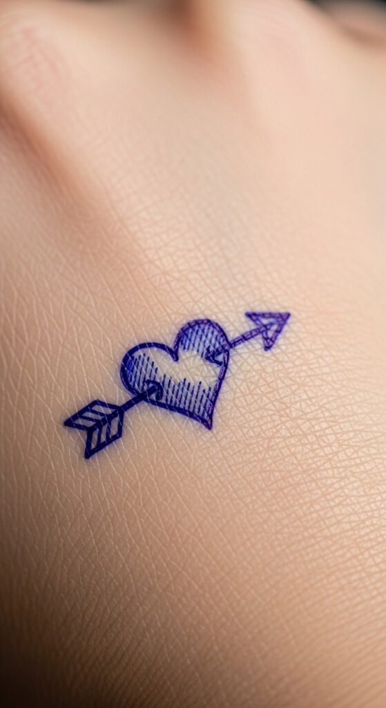 40 Pen Tattoo Ideas Doodles on Hand 41