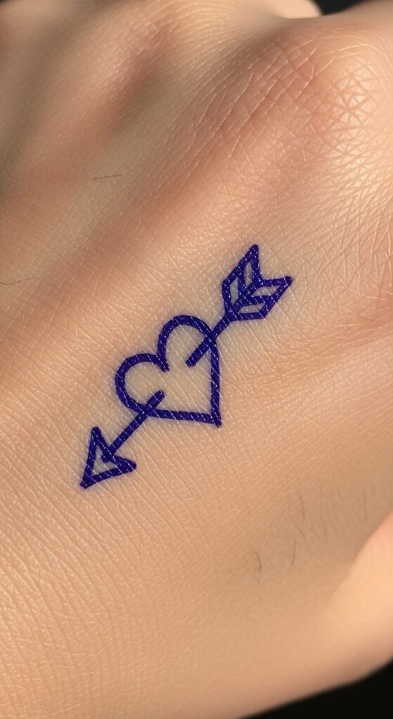 40 Pen Tattoo Ideas Doodles on Hand 42
