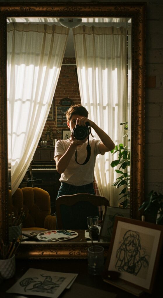 45 Self Portrait Photography Ideas At Home 2
