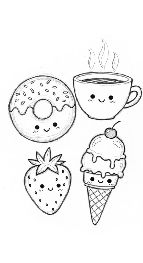 50 Cute Things to Draw Easy Doodles 11
