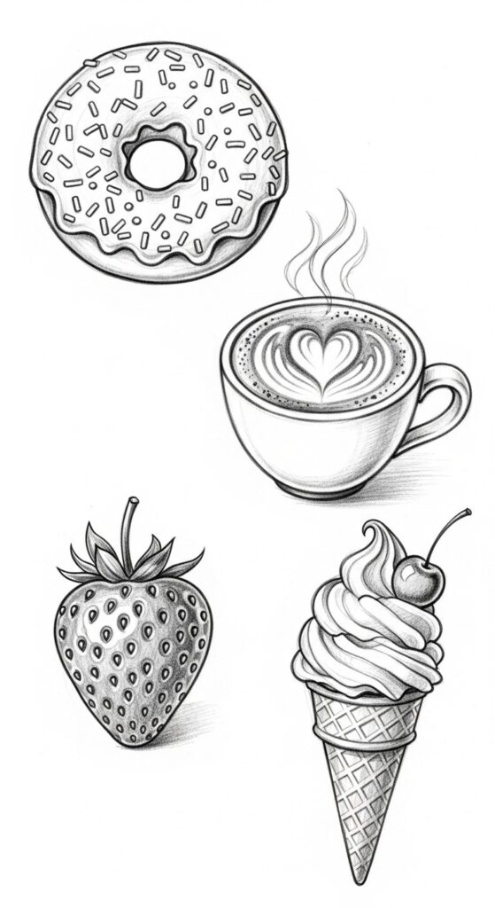 50 Cute Things to Draw Easy Doodles 12