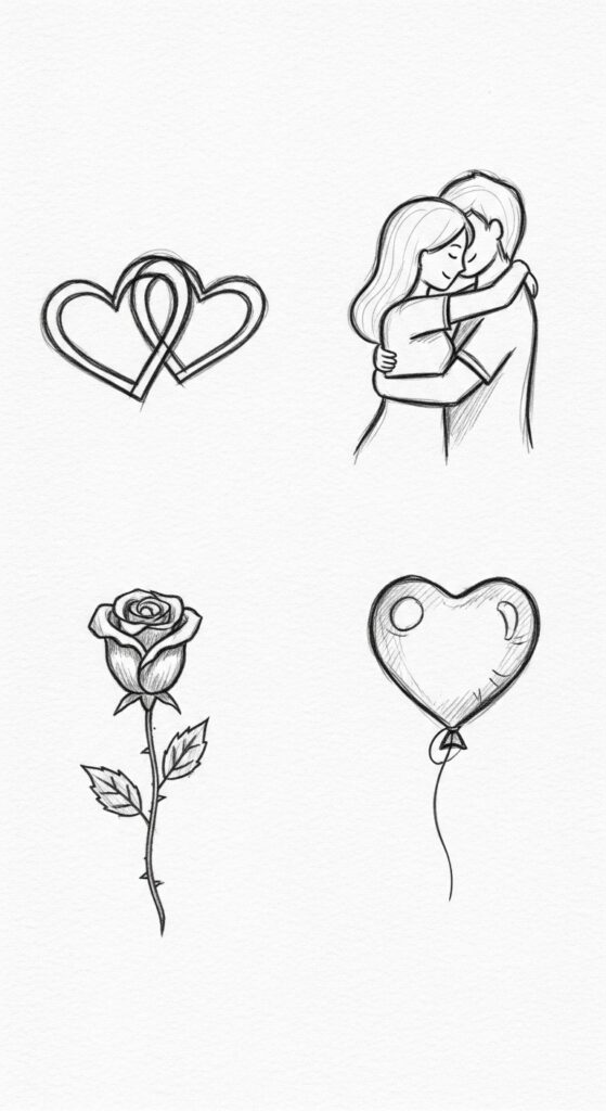 50 Cute Things to Draw Easy Doodles 22