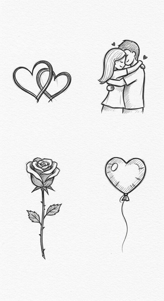 50 Cute Things to Draw Easy Doodles 24