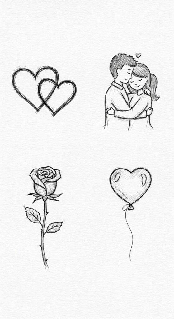 50 Cute Things to Draw Easy Doodles 25